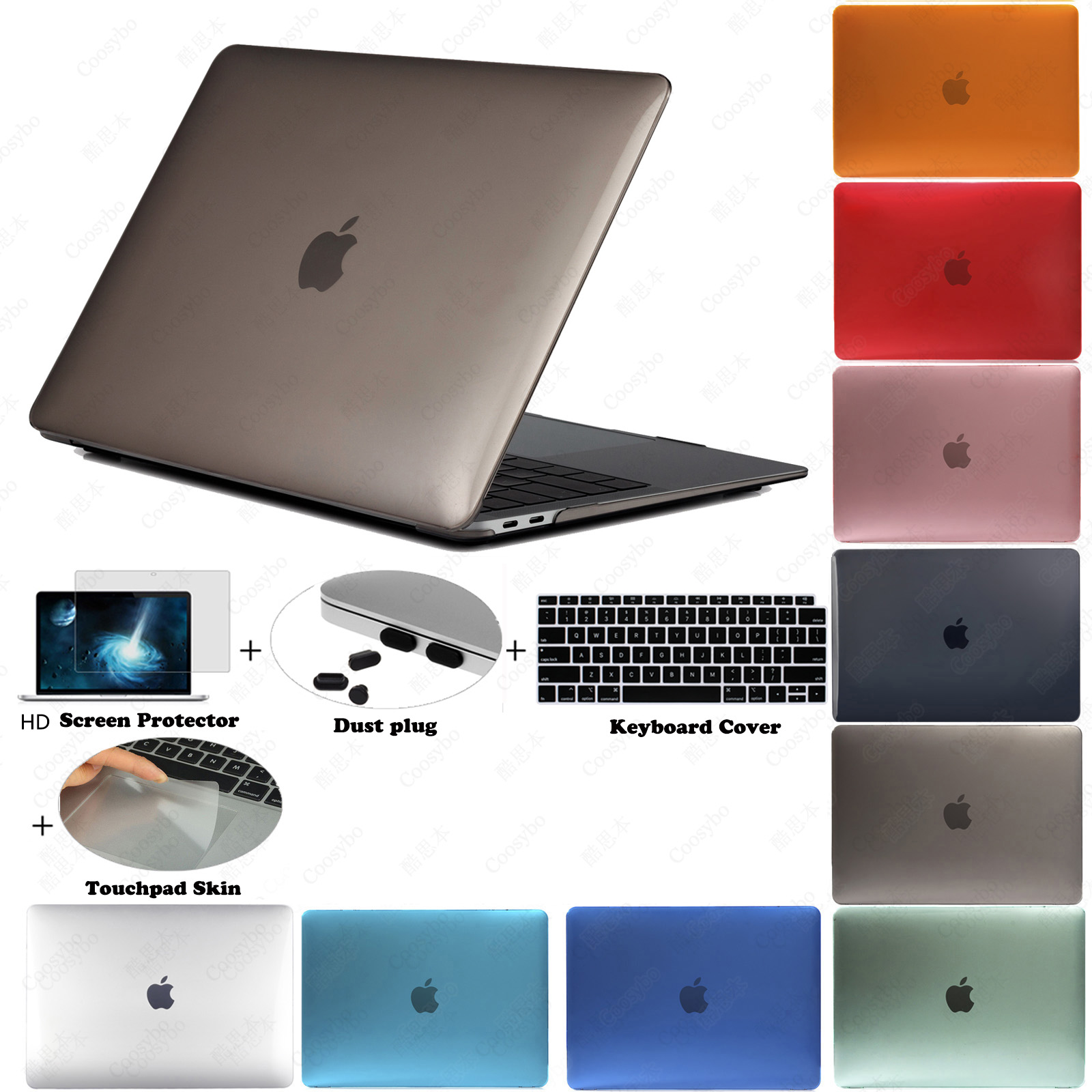 5in1 13 14 Pro Case Crystal Cover 11 12 Macbook 13.3 A..